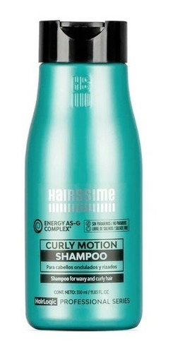 Imagen 1 de 1 de Shampoo Hairssime Curly Motion