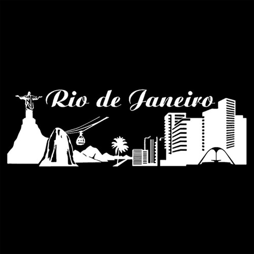 Adesivo De Parede 26x80cm - Rio De Janeiro Viagem/turismo