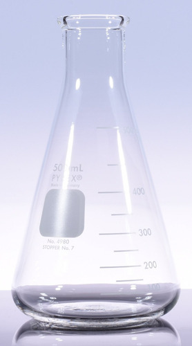 Matraz Erlenmeyer, Capacidad 1000 Ml Pyrex (Usado)