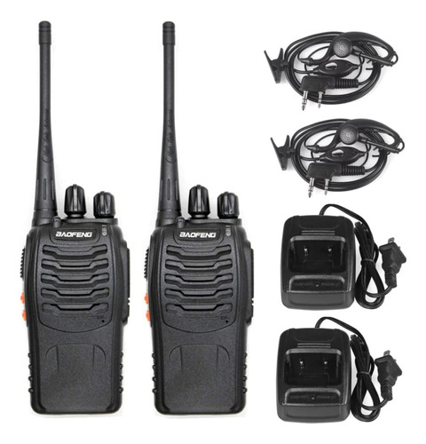 Baofeng Bf-888s Walkie Talkie Radio Bidireccional Uhf De Lar