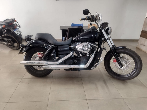 Moto Harley Davdson Dayna Fxdc, 2012, Azul, Com Sissi Bar,