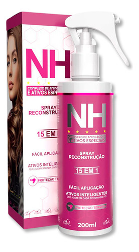 Newhair Spray Reconstructor 15 En 1 Protección Térmica 200ml