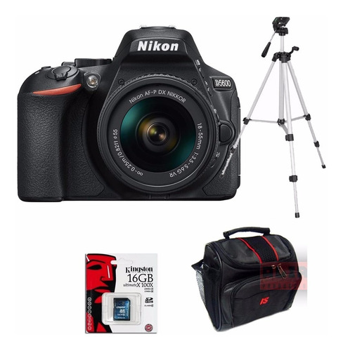 Nikon D5600 24mp Wifi Touch + Bolso +32gb Cl10 + Trip. 1,02