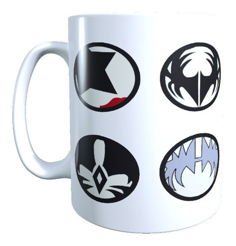 Taza Kiss , Mascaras, Rock, Tazon Alta Calidad