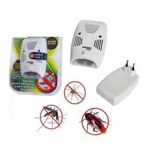 Imagen 4 de 5 de Repelente Ultrasonido Para Ratones Espanta Ratones Electrico