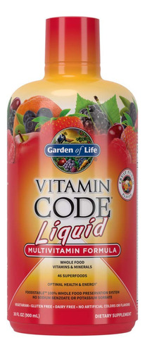 Garden Of Life Multivitaminico - Vitamina Liquida Cruda Para