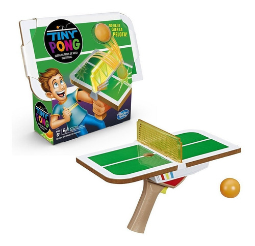 Tiny Pong Juego De Tenis De Mesa Individual - Hasbro