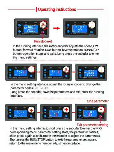 Controlador Y Controlador De Motor Paso A Paso Zk-smc01, 5 A