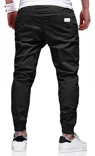 N Pantalón Jogger Cargo Casual Twill De Algodón Para Hombre