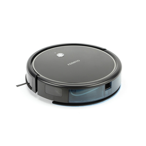 Imagen 4 de 8 de Aspiradora Robot Inteligente Automática Trapeadora Giroscopica Femmto Negro Rvc000004