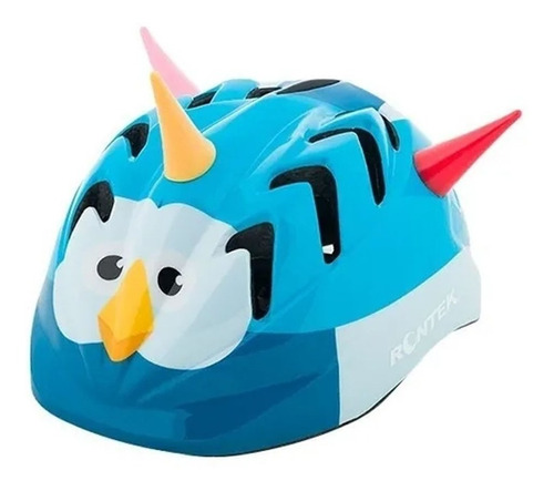 Capacete Infantil Rontek Passaro Azul Tamanho P (48-52cm)