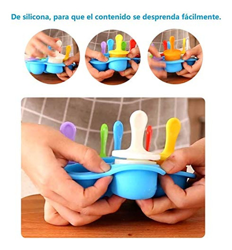 Mini Moldes Para Paletas De Hielo, Molde De Mini Helado,