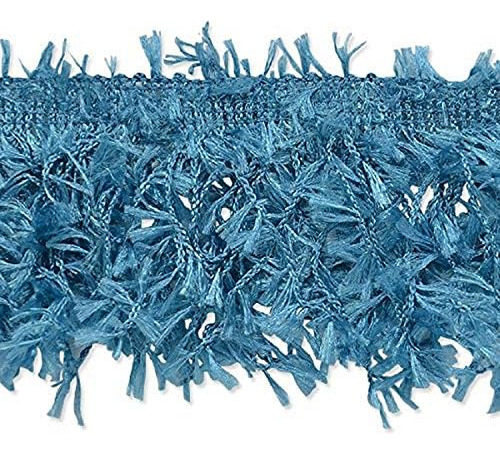 Expo International Jenny Hairy Gimp Fringe Trim | Turquesa |