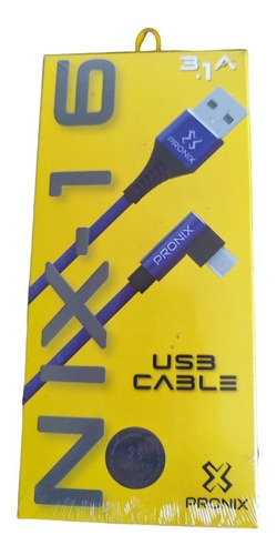 Cable Carga Rapida 3.4v Usb C Datos Celular Tablet Portatil