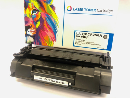 Toner Alternativo 58a Cf258a Sin Chip Para M404 M428 Wis