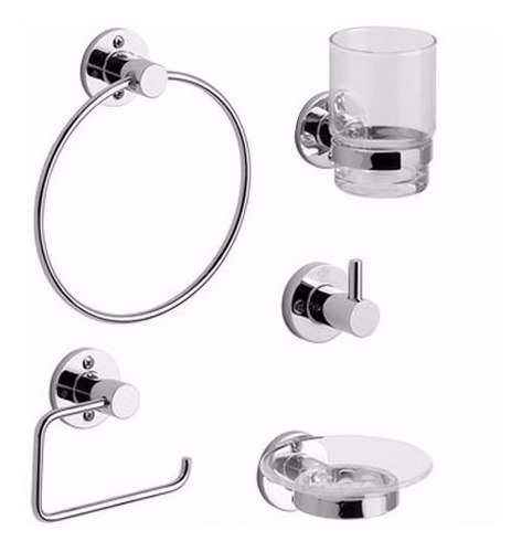Imagen 10 de 10 de Combo Sanitarios Ferrum Griferias Fv Baño Completo Juego Kit