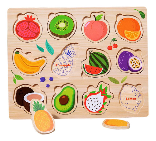 Rompecabezas De Madera, Tablero Digital De Tablero De Frutas