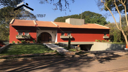 Imagem 3 de 15 de Belíssima Casa Com 4 Suítes No Condomínio Jardim Mediterrâneo Granja Viana - 357