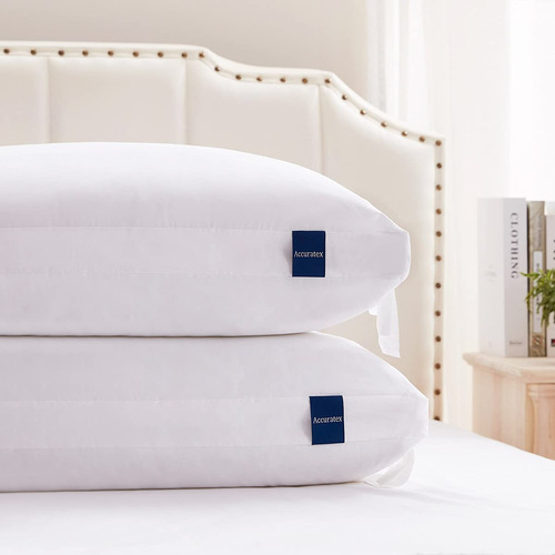 Accuratex Juego De 2 Almohadas King Espuma Viscoelástica Mmg