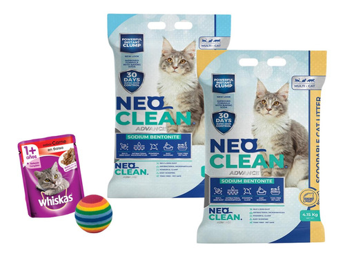 Neo Clean X2 Arena Aglomenrante 20lts = 16kg + Regalo