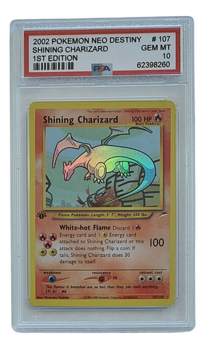 Shinning Charizard Holo 1st Edition Neo - Proxy Premium Shining Charizard Inglés