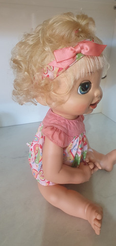 Baby Alive Hora Do Troninho Lindíssima Em Português. (Usado)
