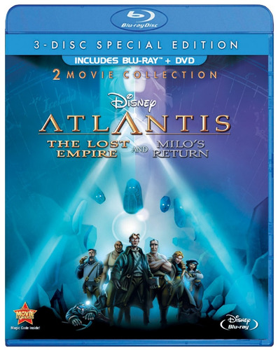 Atlantis El Imperio Perdido + El Regreso Milo Boxset Blu-ray