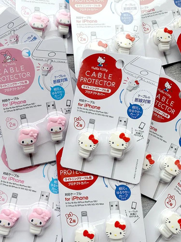 Funda Protectora De Cable Hello Kitty Sanrio Antirotura