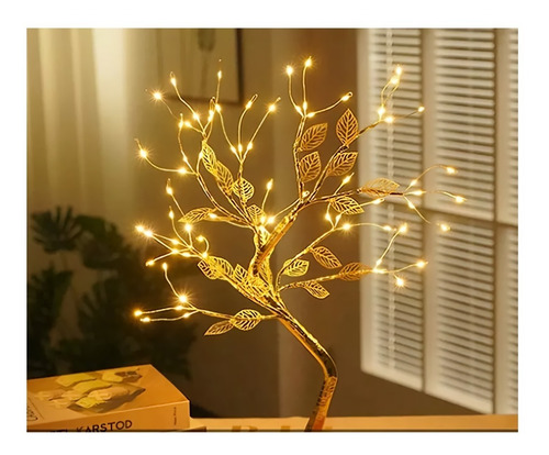 Imagen 5 de 9 de Lámpara De Mesa De Noche Decorativa Diseño Árbol