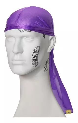 Bandana Durag Tradicional Preta TUG Brasil Original - TUG Brasil