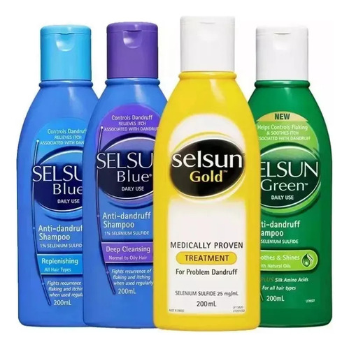 Shampoo Selsun Golden Com Aminoácidos E Sulfato De Selênio