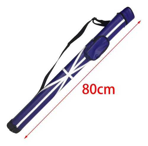 Estuche Para Taco De Billar, Protector De Correa 80cm Azul