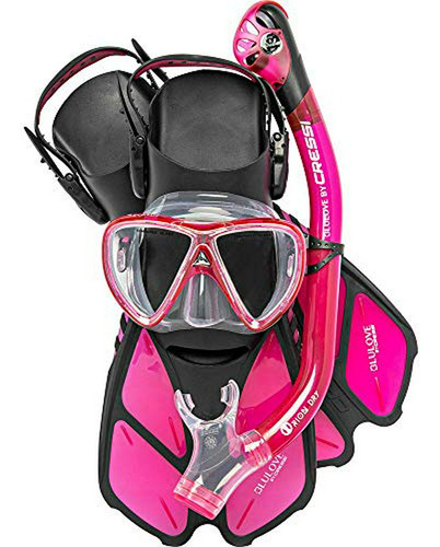 Conjunto De Snorkel Cressi Para Adultos (máscara, Snorkel Se