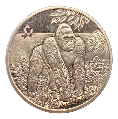 Sierra Leona - 1 Dólar - Año 2005 - Gorila - Km #321
