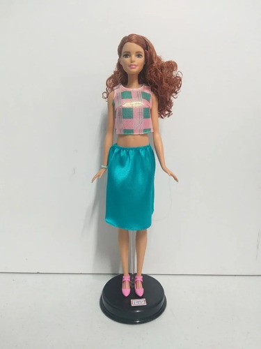 Barbie Fashionista 29 Tall Terrific Teal Sem Caixa