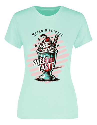 Playera Diseño Retro Pop - Malteada Sweet - Moda Retro