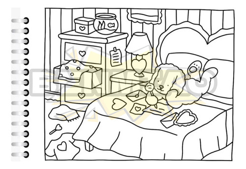 Libro For Colorear De Bobbie Goods (azul)