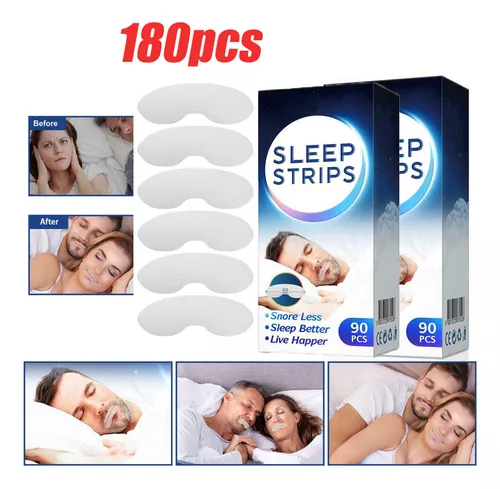 180 Tiras Antironquidos Para Dormir, Listo Para Usar