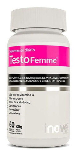 Testofemme - 60 Capsulas - Inove Nutrition