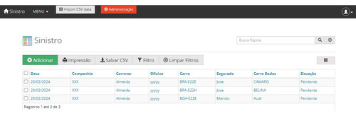 Script Php Controle De Sinistro Seguro
