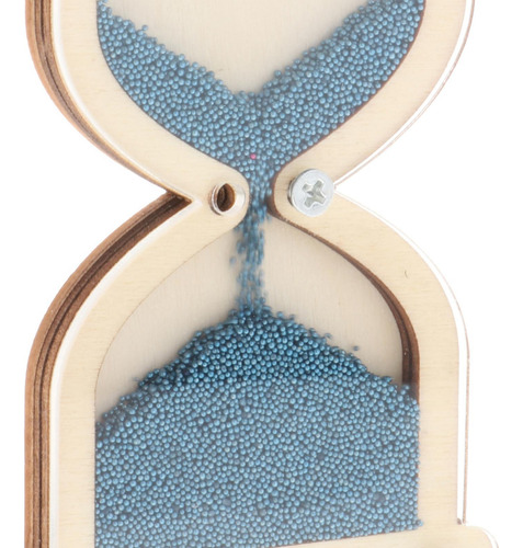 6 Wooden Hourglass Busy Board Accessory Educational Toy For