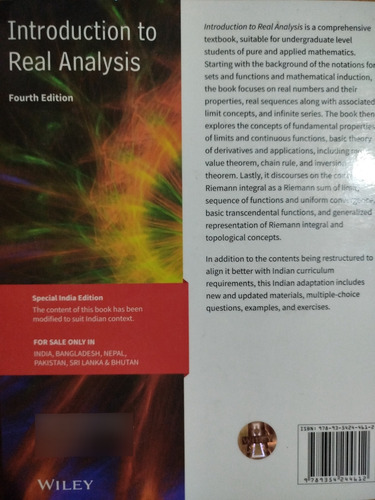 Introducción Al Análisis Real - Robert G. Bartle