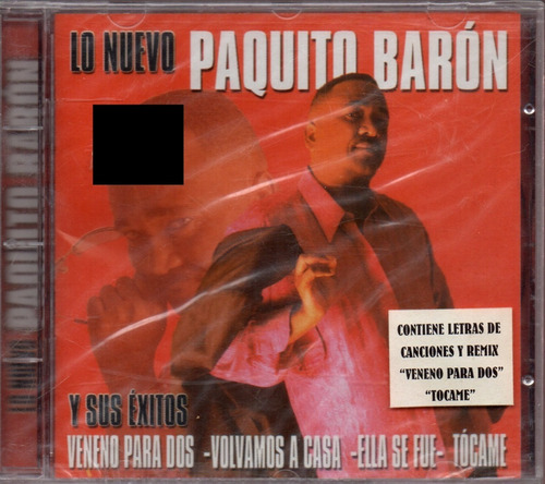 Cd Lo Nuevo Paquito Baron Y Sus Exitos