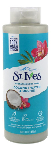 St Ives Gel De Baño De 16 Onzas De Agua De Coco Y Orquíde.