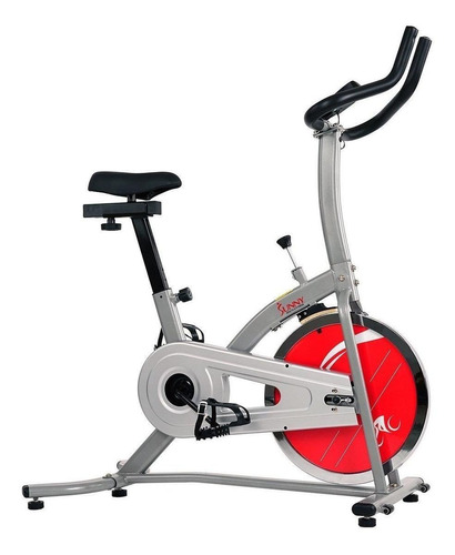 Imagen 1 de 5 de Bicicleta estática Sunny Health & Fitness SF-B1203 tradicional plata