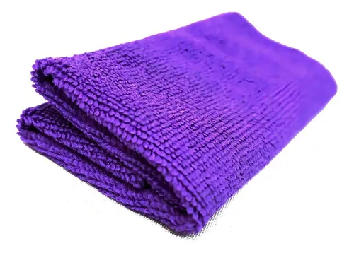 8 Pano De Microfibra 40x40cm Corte A Laser Roxo 350gr Zacs