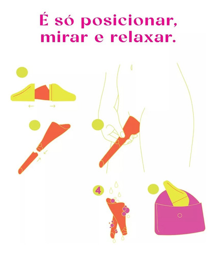 Pipizito Funil Urinário Reutilizável Rosa Mulher Xixi Em Pé