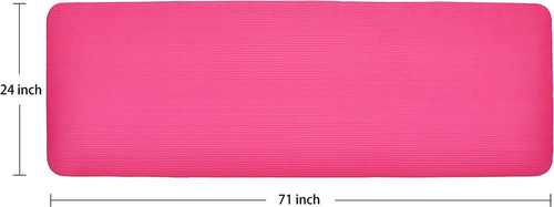Tapete Fitness Yoga Extra Grueso 25 Mm Incline Fit Color Rosa