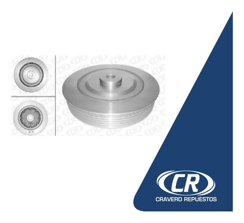Polea Cigüeñal Para Renault Kangoo Motor 1.9 Diesel F8q
