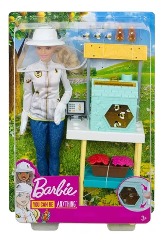 Boneca Barbie Quero Ser Cuidadora De Abelhas Mattel Dhb63